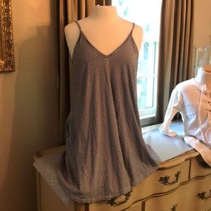 Striped cotton sun dress